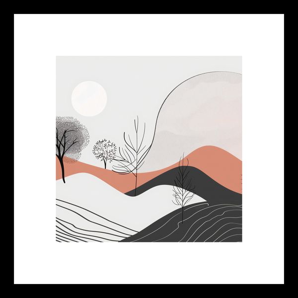 Plakat 20x20cm Półcień Widoku zdjęcie 3