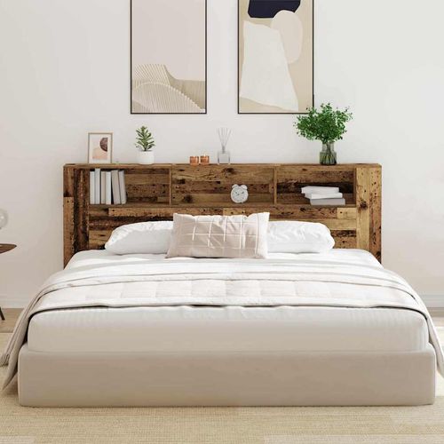 Szafka z zagłówkiem z przechowywaniem 220 x 18,5 x 104,5 cm na Arena.pl