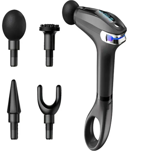 Pistolet do masażu pleców ciała nóg masażer przedłużka 4 końcówki na Arena.pl