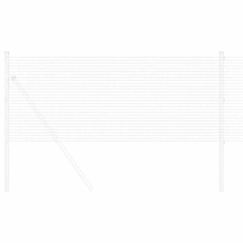 Spawana siatka ogrodzeniowa Srebrny 1.2 x 25 m Stal na Arena.pl