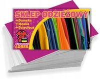 Wizytówki firmowe reklamowe 100szt różne wzory SKLEP ODZIEŻOWY