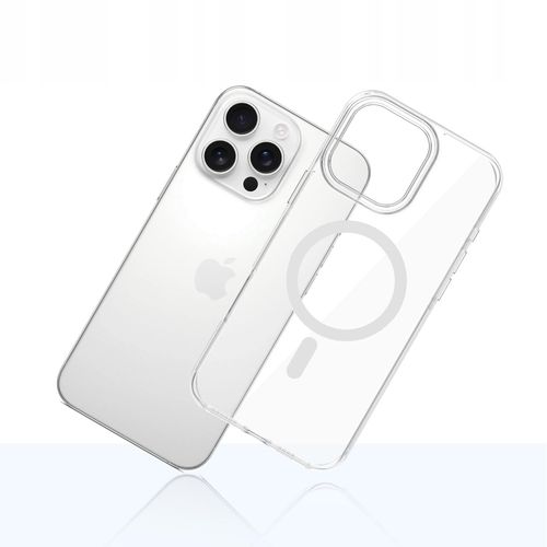 Nieżółknące etui MagSafe na tył do iPhone 16 Pro Max 3mk EverClear Mag Case na Arena.pl