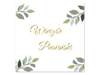 Serwetki papierowe Wieczór Panieński listki, 20 szt.