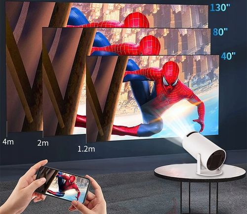 PROJEKTOR ALWTNIET HY300 PRO 4K SMART TV ANDROID WIFI RZUTNIK PRZENOŚNY na Arena.pl