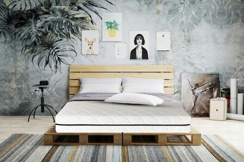 Materac 140x200 kieszeniowy ŚREDNIO TWARDY pocket 7 stref BLANCO na Arena.pl