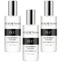 3x Yodeyma Elet 15 ml WODA PERFUMOWANA MĘSKA PERFUMY DLA MĘŻCZYZN