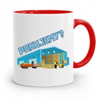 Kubek Czerwony Dla Magazyniera Pakujemy Prezent Z Nadrukiem Ze Zdjęciem