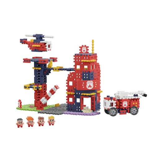 Mini Waffle City 280 elementów Remiza Strażacka na Arena.pl