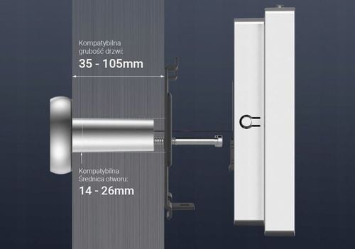 Wizjer Elektroniczny WiFi EZVIZ HP2 WiFi z Kamerą i Ekranem LCD na Arena.pl