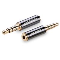 adapter przejściówka audio jack 3.5mm męski do jack 2.5mm żeński czarny