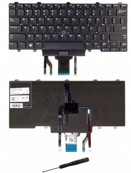 NOWA Klawiatura do Dell Latitude E7470 E7450 E5480 zdjęcie 1
