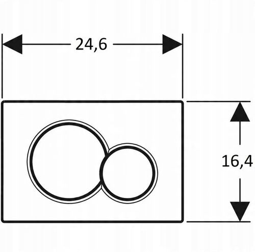 Przycisk spłukujący do WC Geberit Sigma01 chrom matowy 115.770.JQ.5 na Arena.pl