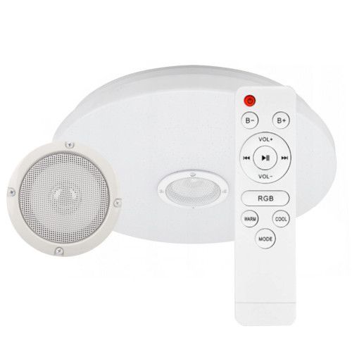 PLAFON LED LAMPA GŁOŚNIK BLUETOOTH RGB 48W 40CM zdjęcie 1