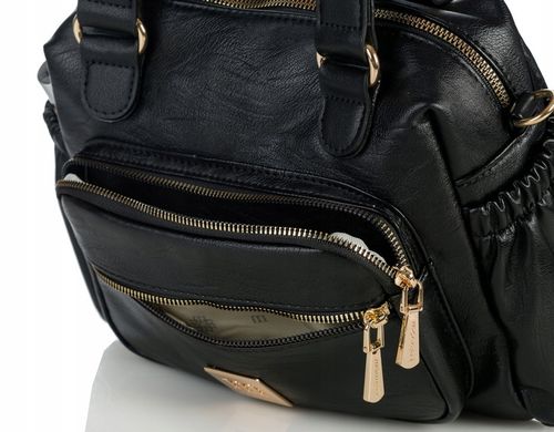 Listonoszka Kuferek PREMIUM Torebka Damska Monnari czarna Pojemna do pracy na Arena.pl