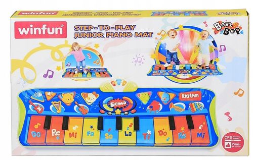 MUZYCZNA INTERAKTYWNA NAGRYWAJĄCA MATA DO TAŃCZENIA SMILY PLAY na Arena.pl