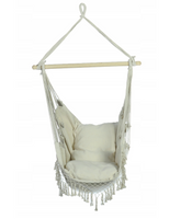 HAMAK HUŚTAWKA KRZESŁO WISZĄCY FOTEL Z PODUSZKAMI HAMAK HUŚTAWKA KRZESŁO WISZĄCY FOTEL Z PODUSZKAMI