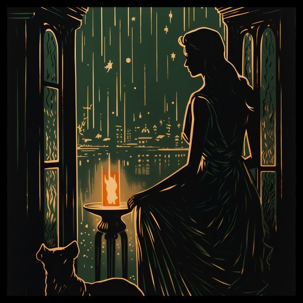 Plakat 40x40cm Nocne Szeptanie zdjęcie 2