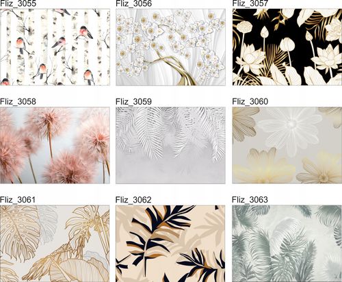 FOTOTAPETY Kwiaty Złote Liście Monstera 260x180 na Arena.pl