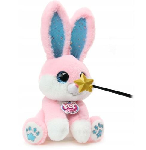 INTERAKTYWNY MAGICZNY KRÓLIK ZAJĄCZEK MAGIC RABBIT PET FURRY MAGIC +RÓŻDŻKA RÓŻOWY na Arena.pl