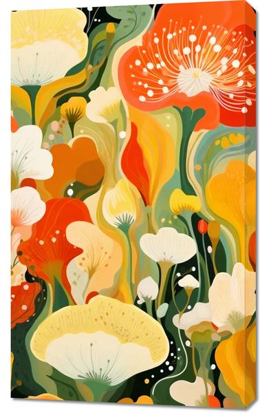 Obraz 60x100cm Kwiatowy Raj zdjęcie 1
