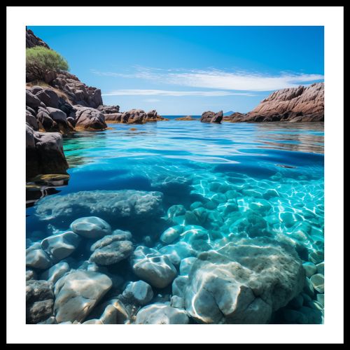 Plakat 70x70cm Krystaliczna Woda na Arena.pl