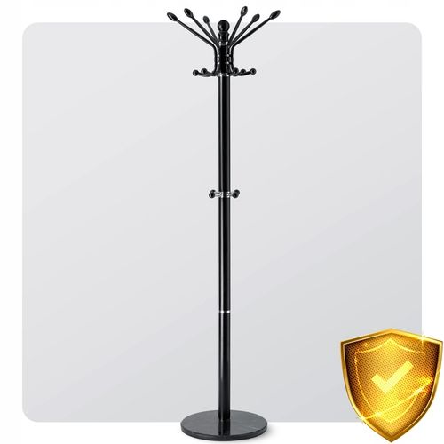 WIESZAK NA UBRANIA STOJĄCY PODŁOGOWY MARMUR CZARNY na Arena.pl