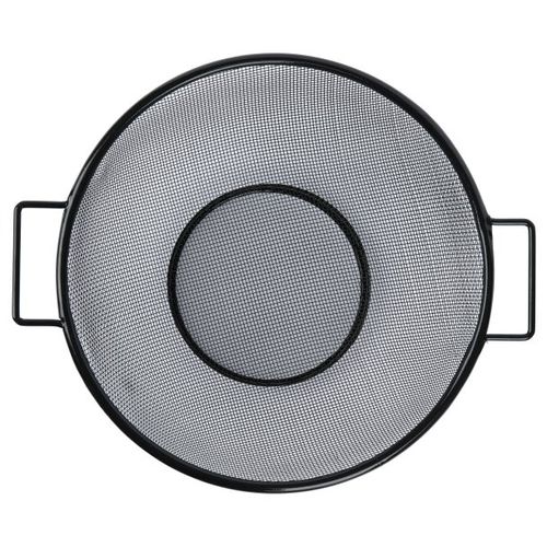 Cedzak z rączkami durszlak Blackline 24,5 x 9,6 cm stal nierdzewna czarny na Arena.pl