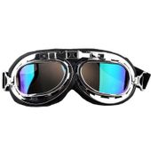 GOGLE RETRO NA MOTOR MOTOCYKL KOLOROWA LUSTRZANKA