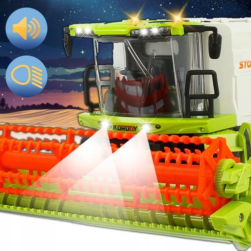 Kombajn Zdalnie Sterowany Pilot R/C Traktor Generator DYMU Światła Dźwięk na Arena.pl
