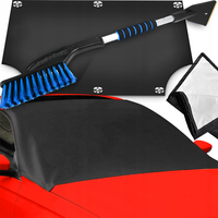 MATA ANTYSZRONOWA MAGNETYCZNA NA SZYBĘ SZCZOTKO SKROBACZKA MOSIĘŻNA 75CM