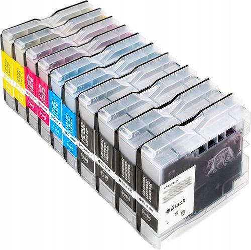 10x TUSZE DO LC1000 LC970 DCP-135C 130C 150C 357C na Arena.pl