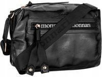 Torebka Damska MONNARI Czarna LISTONOSZKA POŁYSK Sportowa CROSSBODY