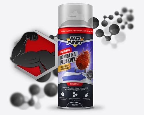 BOMBA NA PLUSKWY KARALUCHY PAJĄKI FOGGER NO PEST 400ML GRANAT ULTRA na Arena.pl