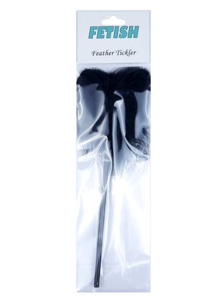 Naturalne Czarne Piórko Do Łaskotania - Feather Tickler Black zdjęcie 2