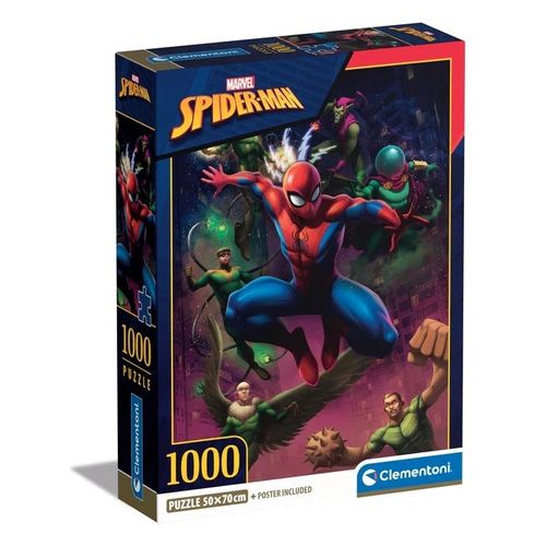 Puzzle 1000 Elementów Comapact Spiderman na Arena.pl