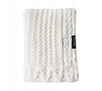 LULLALOVE Kocyk merino PREMIUM kokosowe ciasteczko