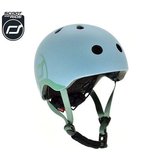 Kask dla dzieci Scootandride XXS-S dla dzieci 1-5 lat Steel 45-51 cm na Arena.pl
