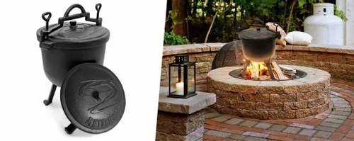 KOCIOŁEK ŻELIWNY MEYERHOFF 15L + GRATIS ŁYŻKA na Arena.pl