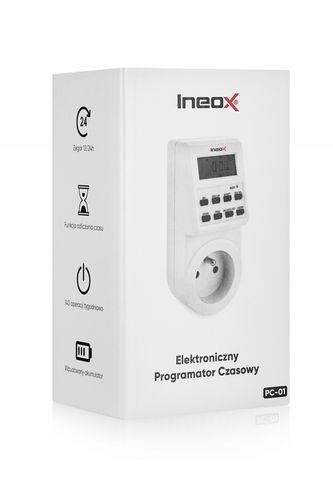 Elektroniczny Programator Czasowy Timer Włącznik Wyłącznik Ineox PC-01 na Arena.pl