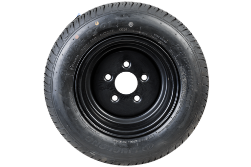 OUTLET Koło wzmacniane do przyczepy OPONA LINGLONG 195/55 R10C 98/96N FELGA UNITRAILER czarna 6Jx10" 5x112 ET:-4 na Arena.pl
