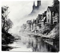 Obraz 100x90cm Mglisty Refleks