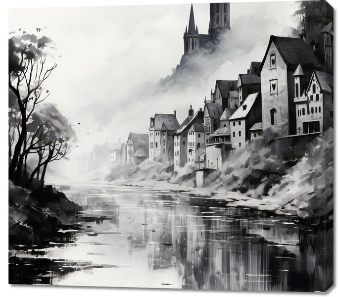 Obraz 100x90cm Mglisty Refleks zdjęcie 1