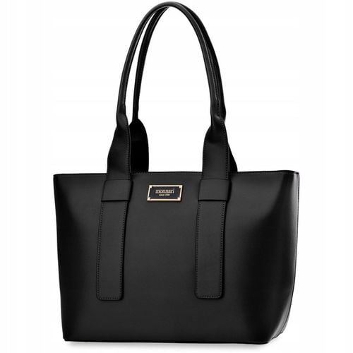 Monnari Duża Torba Do Biura Aktówka Łódka Sztywna Shopper Klasyczna A4 na Arena.pl