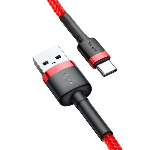 kabel usb do usb-c baseus cafule 3a 0.5m (czerwony) na Arena.pl