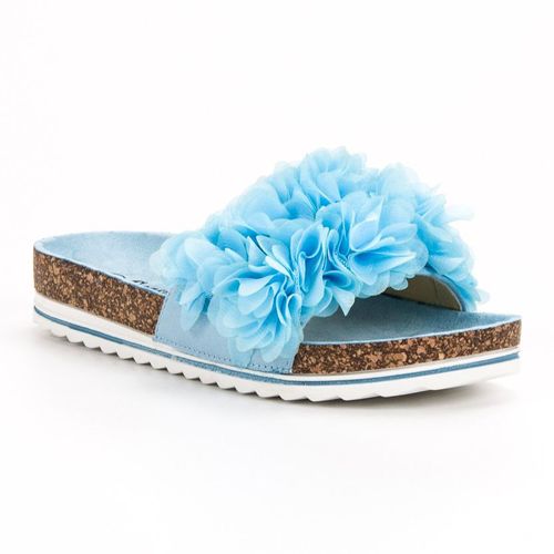 Modne Błękitne Klapki r.39 na Arena.pl