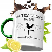 Kubek Zielony Dla Listonosza Na Prezent Urodziny Z Nadrukiem Ze Zdjęciem