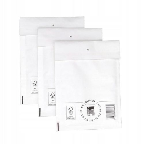 Koperty bąbelkowe C13 225x170 E-Pack BIAŁE FSC HURT x100 na Arena.pl