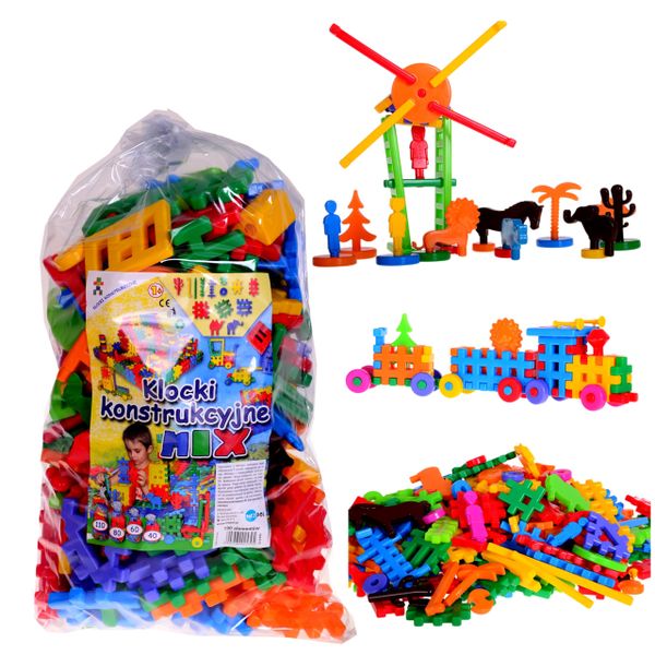 Klocki konstrukcyjne mix 110 25401 zdjęcie 1