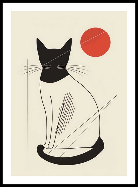 Plakat 42x59,4cm Czerwony Krąg zdjęcie 3