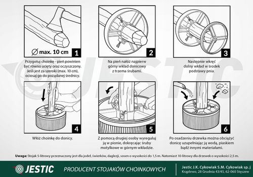 Stojak choinkowy ECO donica 10l na Arena.pl